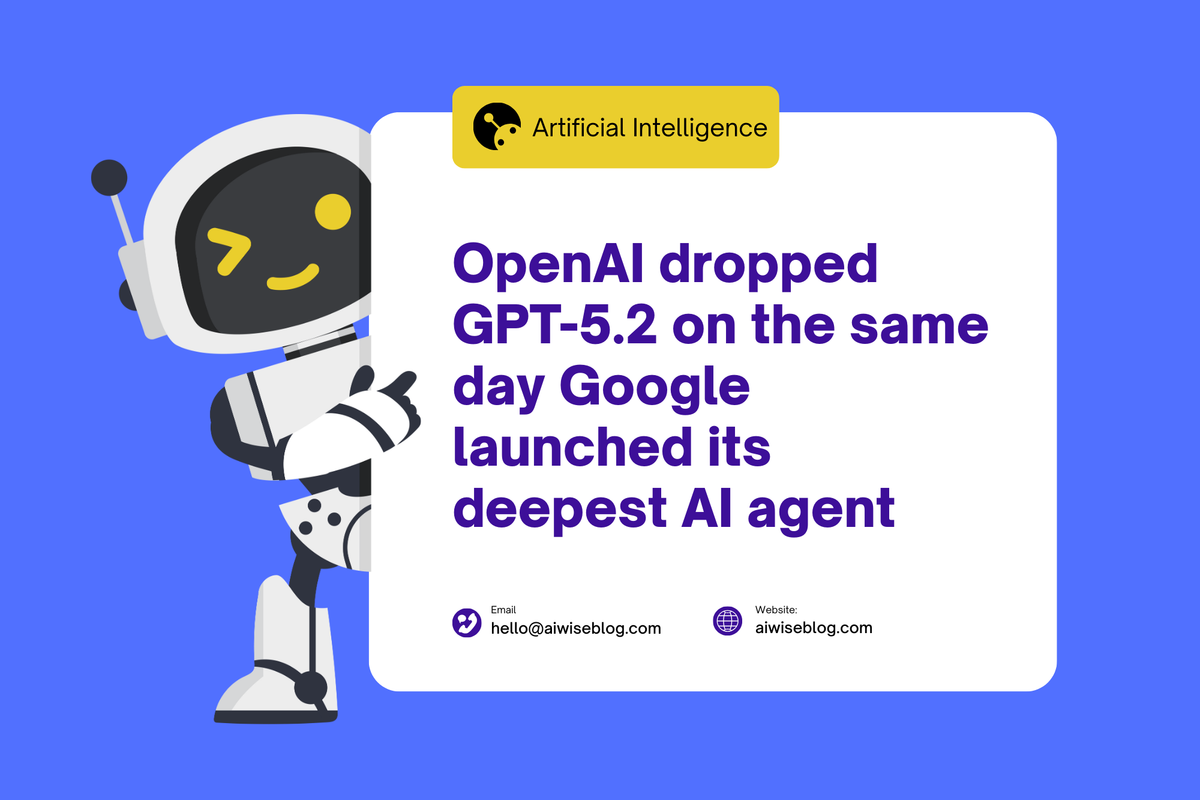 OpenAI Dropped GPT-5.2 On The Same Day Google Launched Its Deepest AI Agent Yet